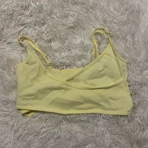 Urban Outfitters “Out From Under” Crop Yellow Tank Top